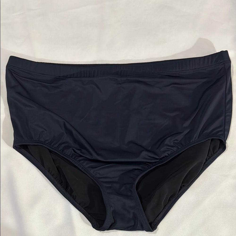 NWOT Avenue black swim bottoms. Size 18 W